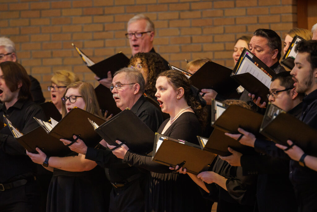 Image of members of Vesper Chorale